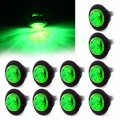 Fxc 10x 3 4 Round Led Clearence Light Front Rear Side Marker Indicators For Truck Car Bus Trailer Van Caravan Boat Taillight 