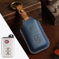 Handmade Leather Key Fob Case Cover For Toyota Avalon Camry Corolla Highlander Prius Rav4 Venza Hyq14acx Hyq14aab Hyq12acx