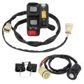 Handlebar Key Switch For Honda Foreman 450 Es Trx450fe 1998-2004 Electric Shift 35020-hn0-a11 35100-hn0-a02 35100-hp5-600
