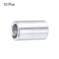 Uxcell 10pcs Aluminum Spacer 4 Bore X 3 8 Od 5 Length Screw Standoff Bushing Plain Finish Round Metal For 1 Id Screws Bolts And