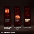 G-plus Tail Lights Compatible With Chevy Silverado 2003 2004 2005 2006 Pickup Red Clear Rear Gm2800174 Gm2801174 Luces Traseras
