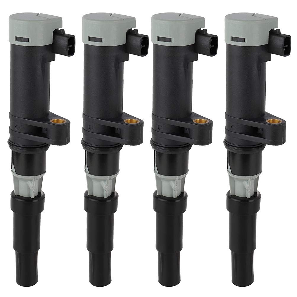 Ignition Coil 4 Pcs For Renault Scenic Ii 2 0l005008 Megane 2005-2008 Kangoo 2 2008 Clio 2 2005-2006 Uf65coil 4 Pcs For Renault