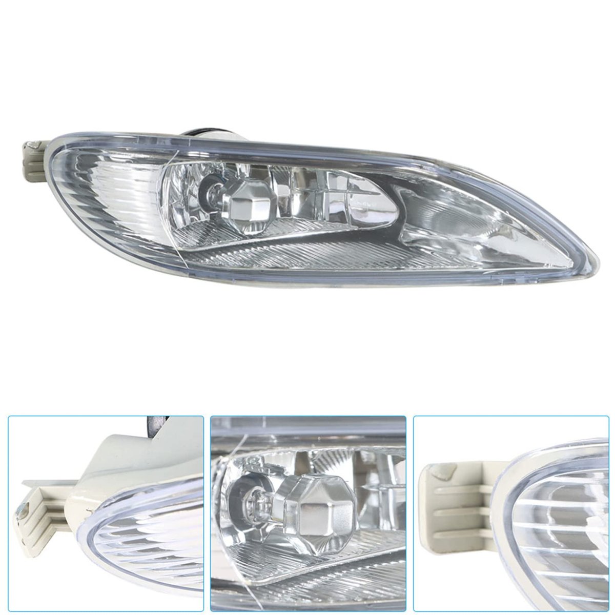 Fog Lights Replacement For Toyota Corolla 2005-2008 Camry 2002-2004 Solara 2002-2003 Clear Lens With H11 Bulbs Left And Right