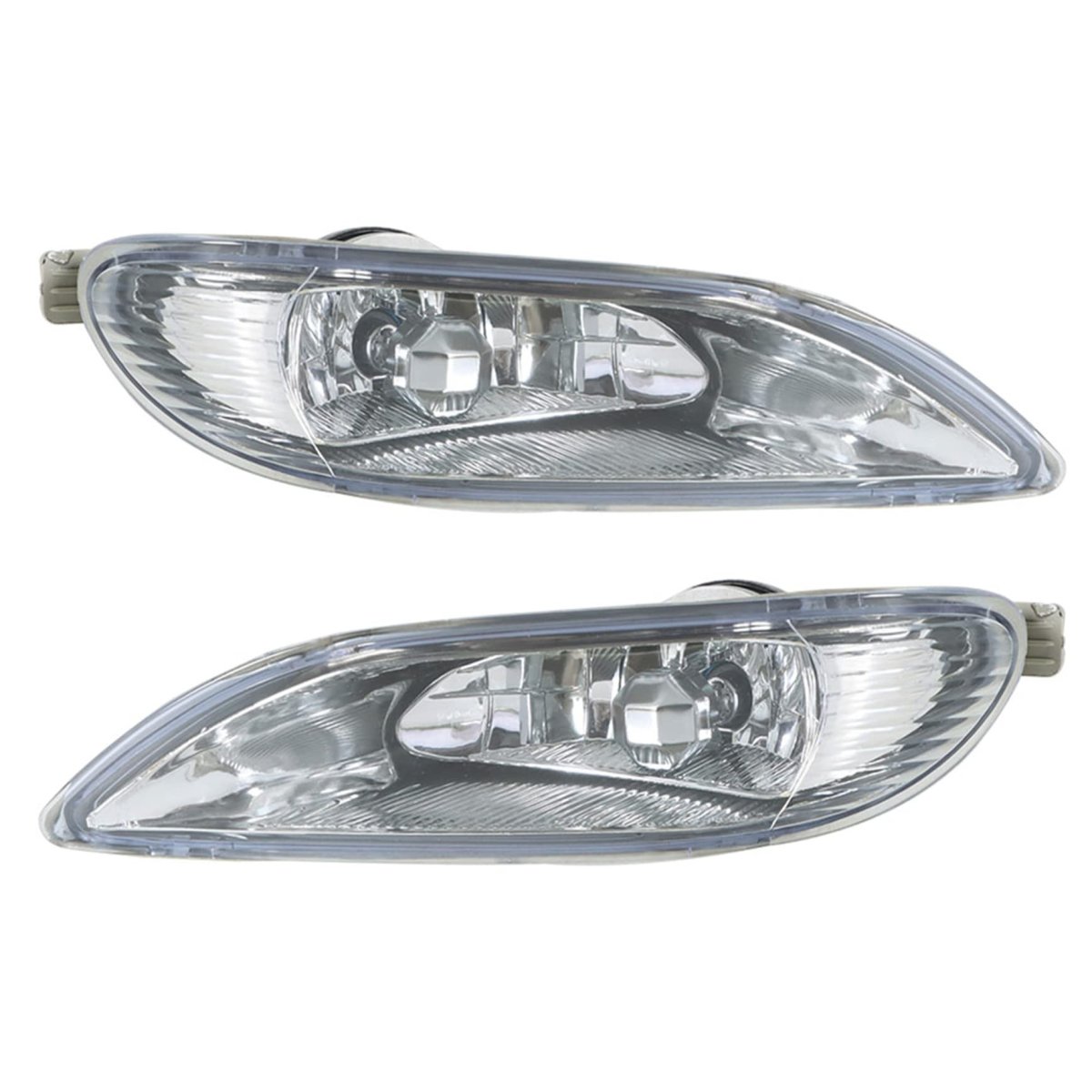 Fog Lights Replacement For Toyota Corolla 2005-2008 Camry 2002-2004 Solara 2002-2003 Clear Lens With H11 Bulbs Left And Right
