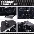 G-plus Headlights Compatible With 2005-2009 Ford Mustang Not Fit Factory Xenon Hid Models Not For Shelby Gt50 Gt500kr Smoky