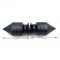 Xkh- Carbon Spike Swingarm Spools 10mm Thread No Logo Compatible With Kawasaki Ninja 250r 2008-2011 Zx-10r Zx1000 2004-2010