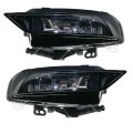 Partomotive For 15-16 A3 W O S-line Package Front Driving Fog Light Lamp Assembly Set Pair 