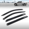 Out-channel Window Visor Deflectors Rain Guards Fit Chevy Silverado Gmc Sierra 1500 Crew Cab Only 2019-2026 Friendly 