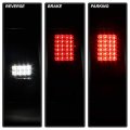 Acanii For 2004-2008 Ford F150 Lobo Pickup Black Housing Smoked Full Led Tail Lights Brake Lamps G2 Driver Passenger