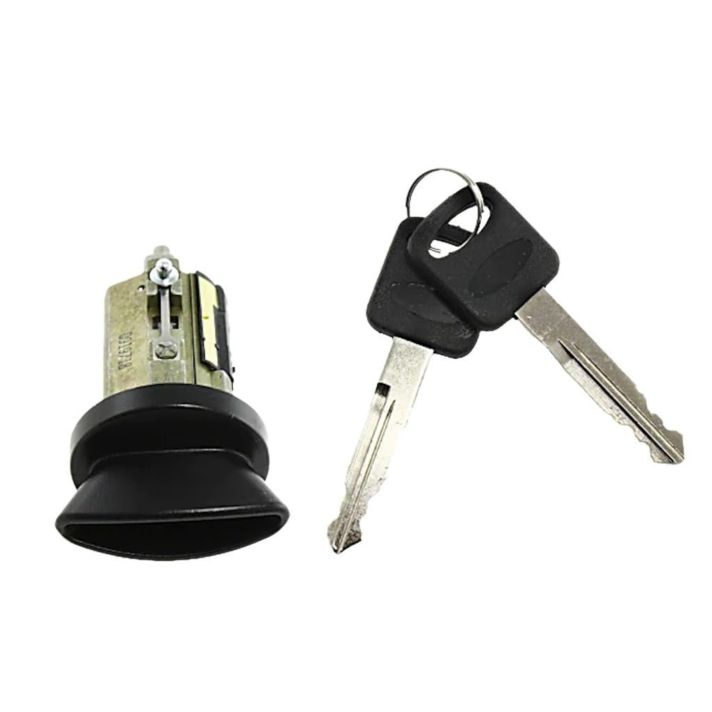 Ignition Lock Cylinder Pair For Mazda B4000 1998 To 2009 Black Replacement 1f2009012b 1l3z11582a Steering Column Mounting