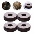 Angoily 4pcs Textured Knurling Wheel Mini Roller Coarse Diagonal Metal Lathe Dual Tools High-strength Steel Knurled
