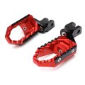 Motorcycle Footpeg Front Rider Touring-type With 25mm-extension For Ducati Scrambler Urban Enduro 2015-2019 Red
