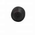 Uxcella M12 Dia 12mm Length Head Hex Socket Cup Point Grub Screw Black Din916 30pcs
