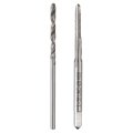 Tap Drill Bit Set 1pcs 2-56 Unc Straight Flute Thread Taps And 1 8mm Twist Bits Hss6542 Screw Tapping Threading Tools 