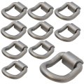 1 In Weld On Heavy Duty Forged Bent D Rings 47000 Lbs Raw Finish For Flatbeds Tie Down Anchor 10 Pack Fh21-41b 