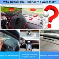 Yofamo Dashboard Cover Dash Mat Pad Carpet Custom Fit For Honda Accord 2014 2015 2016 2017 Accessories Anti-skid Center Console