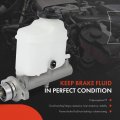 A-premium Brake Master Cylinder With Reservoir And Sensor Compatible Toyota Camry 2002-2006 Solara 2004-2008 2 4l 3 0l 3l