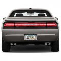 Ipick Image Made For Dodge Challenger R T 3d Embossed Letters On Mirror Chrome Metal License Plate Frame