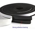 Closed Cell Foam Insulation Tape Soundproof Door Weather Seal And Draft Stopper Strong Adhesive Window Stripping 1 2 X In Rolls 