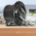 X Autohaux 75mm Universal Black Air Conditioning Warm Vent Deflector Outlet Louvered For Car Rv Without Grille