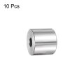 10pcs Stainless Steel Spacers 1 4 In Bore X 3 Od 5 8 Length Round Metal Screw Bushing Plain Finish For M6 Screws Bolts And Rods