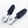 Hk Moto- 1 4 Flame Foot Pegs P Clamps For Suzuki Vs1400 Vz1500 Intruder M800 C800