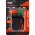 Ch4x4 Small Dual Push Switch For Toyota Tacoma Fj Cruiser Land Fortuner Hilux 4runner Prado 12v 3amp A Lightbar Fog Lights