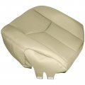 Secosautoparts Passenger Side Bottom Seat Cover Compatible With Chevy Gmc Tahoe Yukon Suburban Sierra 2003 2004 2005 2006 Tan