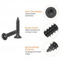 Uxcell 40pcs Flat Head Torx Screws M3 X 16mm 304 Stainless Steel Countersunk Self Tapping Anti-theft Wood Tamper Resistant Fit