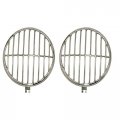 Headlight Stone Guard Fits Beetle 54-66 Stainless Pair Compatible With Dune Buggy