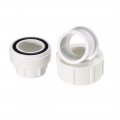 Uxcell 25mm Inner Dia Slip Pvc Pipe Fitting Union Solvent Socket Quick Connector