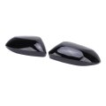 Black Rearview Mirror Caps Protective Weather Covers For Vehicle