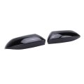 Black Rearview Mirror Caps Protective Weather Covers For Vehicle