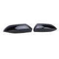 Black Rearview Mirror Caps Protective Weather Covers For Vehicle