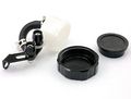 Black Cnc Machined Brake Clutch Motorcycle Racing Master Cylinder Fluid Reservoir Tank Oil Cup For Honda Shadow750