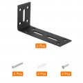 Uxcell L Corner Braces 2pcs 120x40x60mm Stainless Steel Adjustable Code 90 Degree Slotted Angle Bracket For Diy Furniture