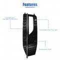 X Autohaux Pair Front Fog Light Grille Bumper Grill Cover For Audi A4 S4 S-line 2013-2015 8k0807681l 8k0807682m Black