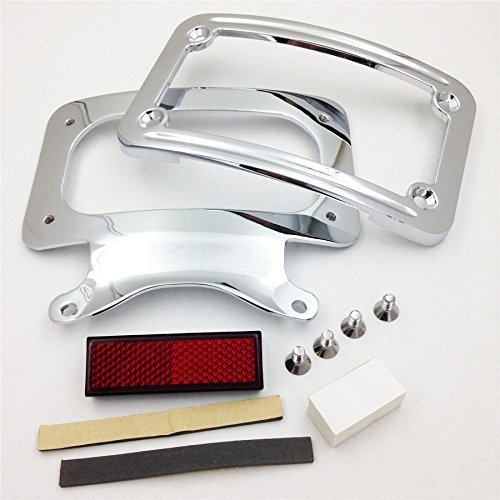 License Plate Mounting Kit For Road Glide Custom Fltrx And Street Flhx 2010 2014 Chrome Aluminum Powder Coated Fit