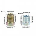 Uxcell 1 Set 25 Ft Of 5 16 Inch Od Brake Line Tubing Kit Flexible Copper Coated Tube Roll Coil With Inverted Flare Fittings