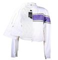 Women S White And Purple Textile Motorcycle Jacket Size M Md Medium 