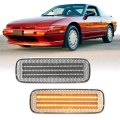 Usr 89-94 S13 Front Side Marker Light A Parking Lamps Left Right Pair For 1989-1994 Nissan 240sx 180sx Silvia Pig Nose 93-97 