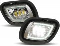 Kuafu Full Led Fog Lights Compatible With 2008-2017 Freightliner Cascadia Lamps Paira Replacement For A06-51909-000