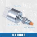 A Absopro Brake Stop Light Lamp Switch No 8434047020 Pedal Control For Toyota Corolla 2005-2008 Plastic Silver Tone White