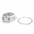 Hongk- Chrome Left Engine Stator Cover See Through Compatible With Kawasaki 2006-2014 Zx Zx14r Zzr1400 B01ncf1geg