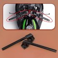 1 Pair Black Left Right Handlebar Handle Bar Compatible For Kawasaki Ninja 300 300r 2013-2017 Ex250 250 250r 2008-2012