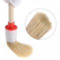 Uxcell Round Paint Brush 9 Length 1 Dia Natural Bristle With Wood Handle For Wall Treatment Furniture Diy Art Crafts 3pcs