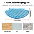 Safercctv Replacement Mopping Pads Disposable And Reusable Mop Compatible With Ecovacs Deebot Ozmo T8 Aivi Max N8 Pro Vacuum