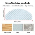 Safercctv Replacement Mopping Pads Disposable And Reusable Mop Compatible With Ecovacs Deebot Ozmo T8 Aivi Max N8 Pro Vacuum