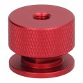 Welding Hood Pipeliner Helmet Fastener Aluminum Alloy Headgear Replacement Polished Surface Metal Screw Flip For Hard Hat Red 