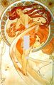 Fine Art Mucha Dance Decorative Switchplate Cover 